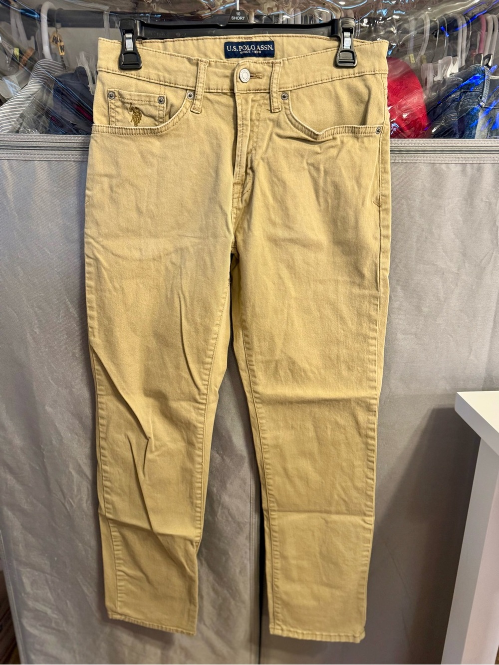 U.S. Polo Assn. Men’s Slim Khaki Jeans 29x30